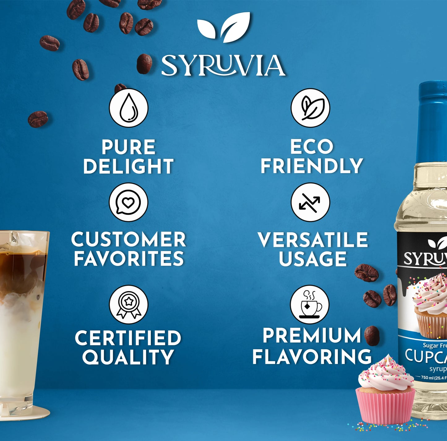 cupcake sugar free syrup for coffee