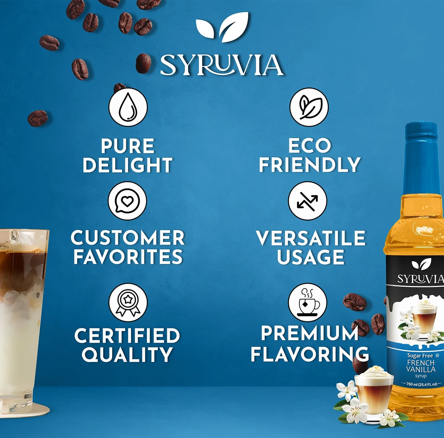 french vanilla coffee syrup sugar free