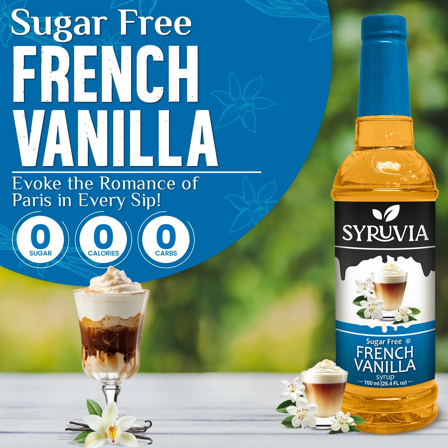french vanilla syrup sugar free