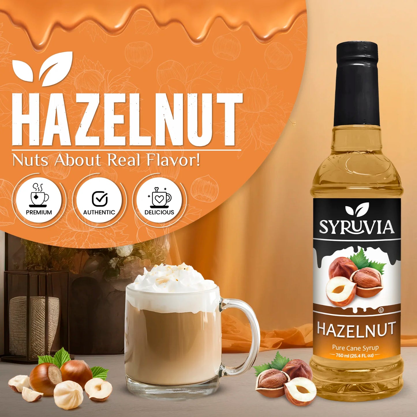 hazelnut syrup for coffee