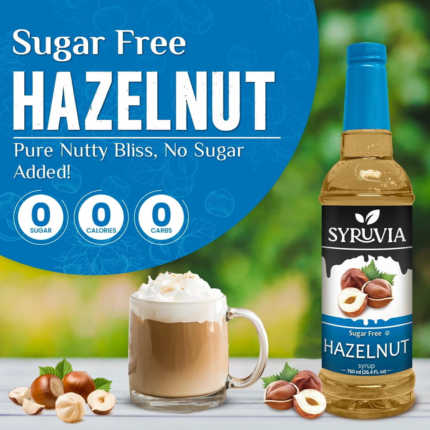 hazelnut syrup sugar free