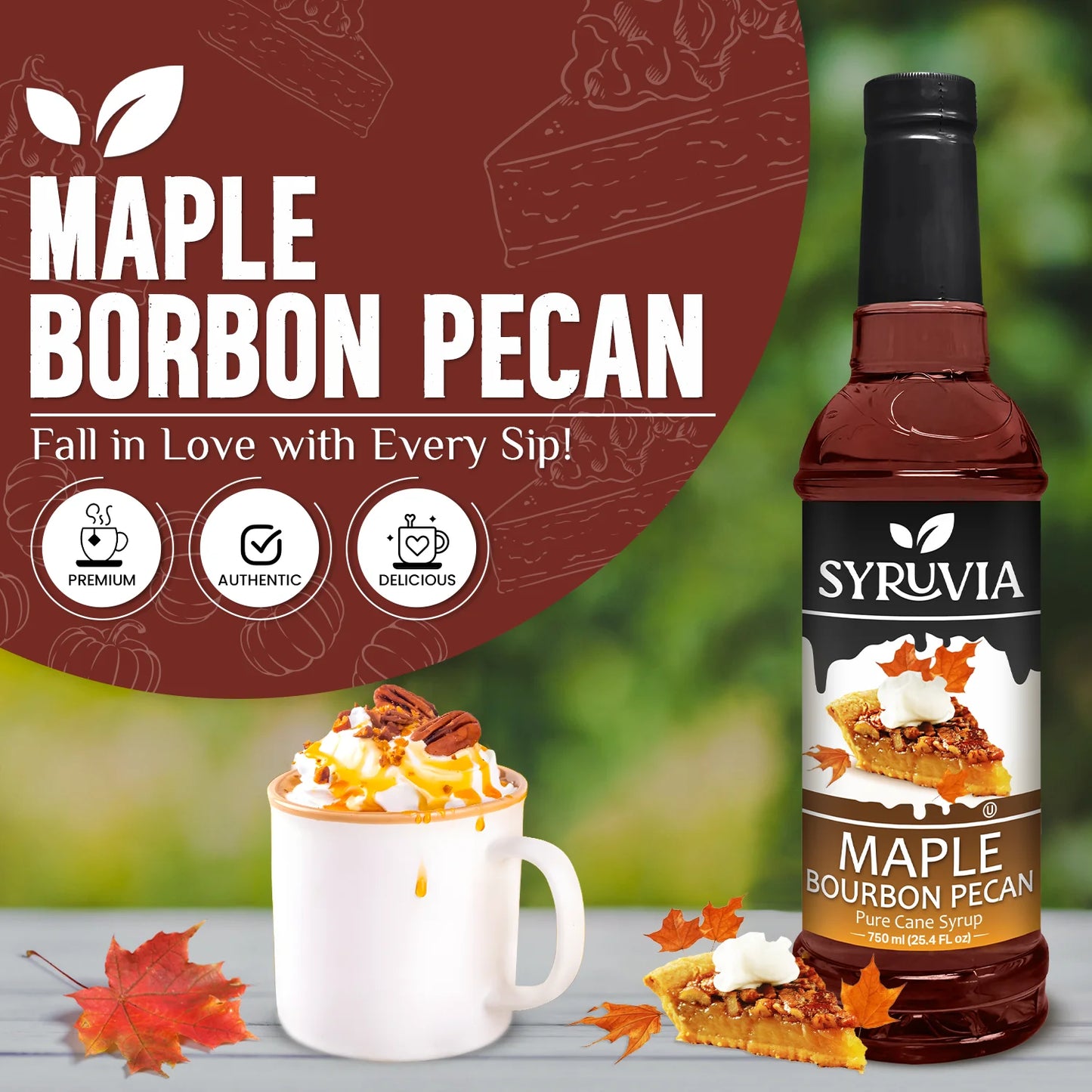 maple bourbon pecan coffee syrup