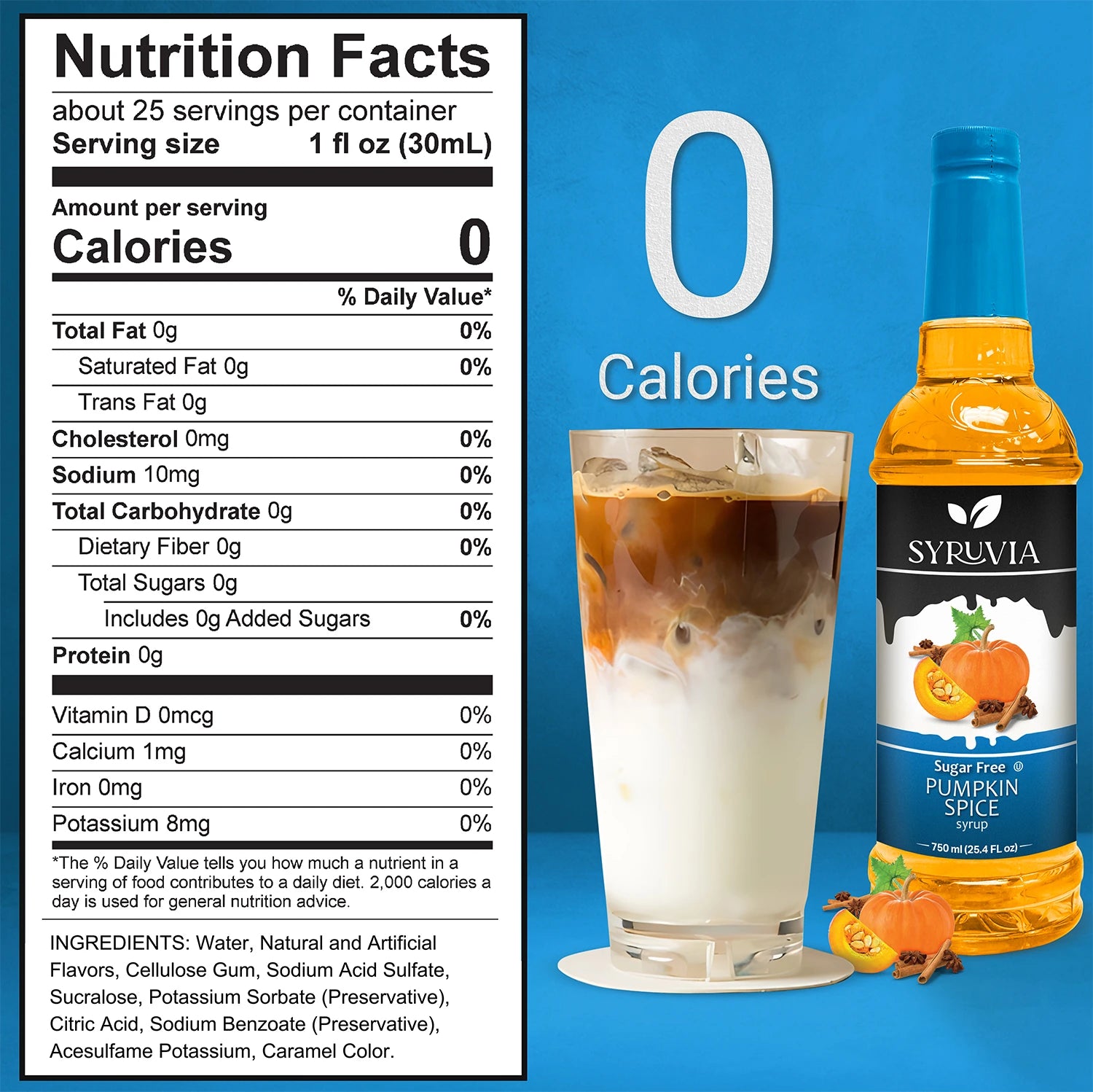 pumpkin spice syrup nutrition facts