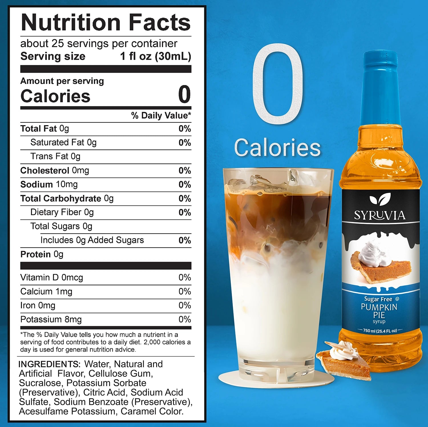 pumpkin syrup nutrition facts