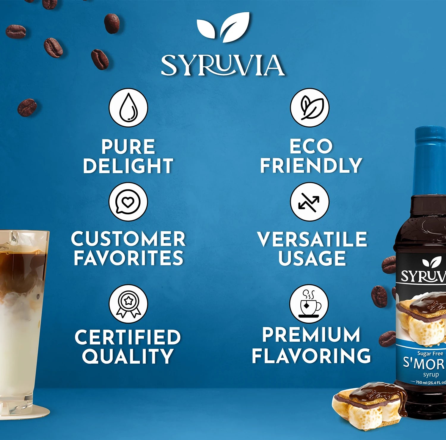s'mores sugar free coffee syrup
