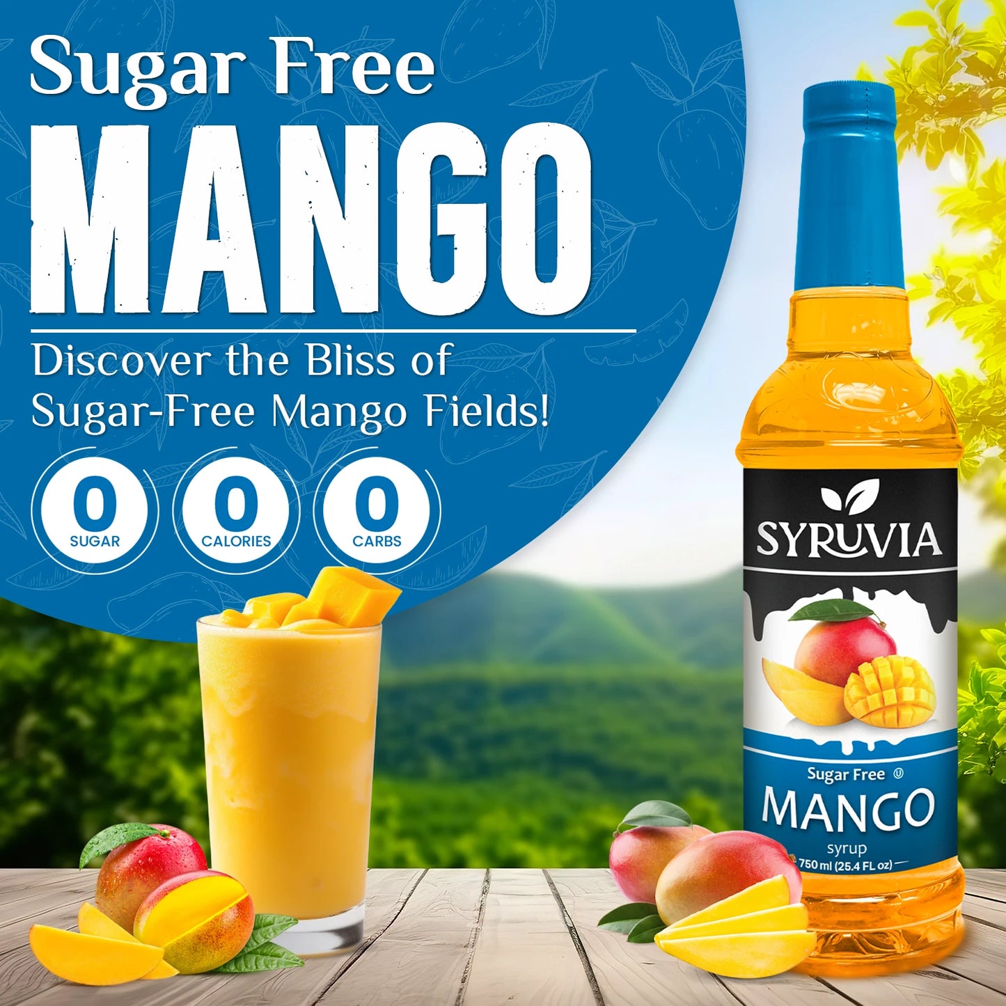 sugar free mango syrup for drinks